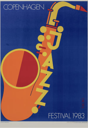 Fyrre kunstplakater, jazzfestival – Jazz Festival 1979-2018 – Fahrenheit
